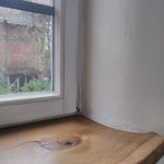 Fensterbank Eiche mit Baumkante